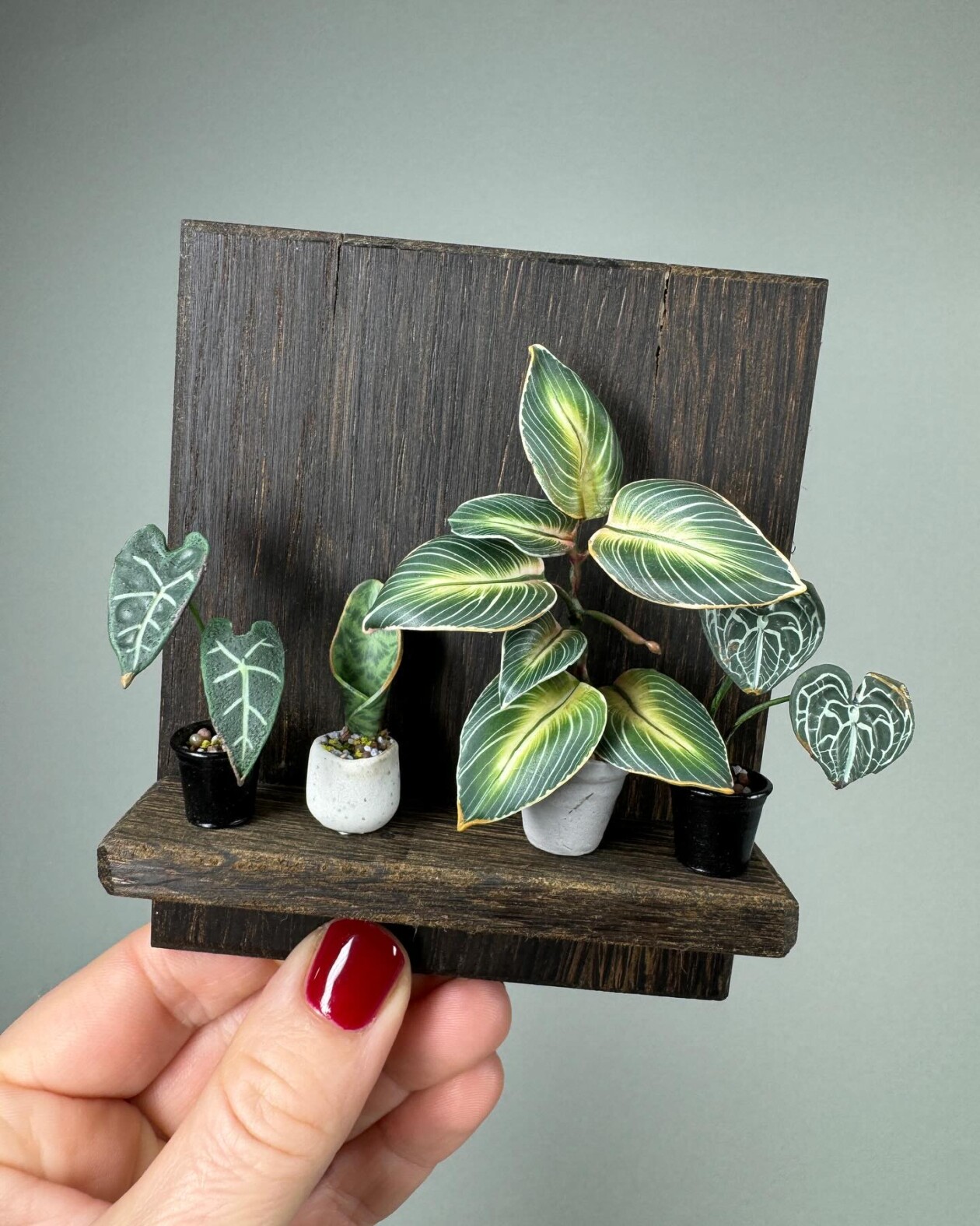 Handmade Miniature Polymer Clay Plants By Astrid Wilk (12)
