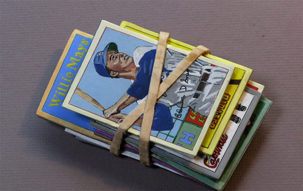 Humorous Hyper Realistic Stacks Of Old Newspapers, Cash, And Comic Books Carved From A Single Piece Of Wood By Randall Rosenthal (9)