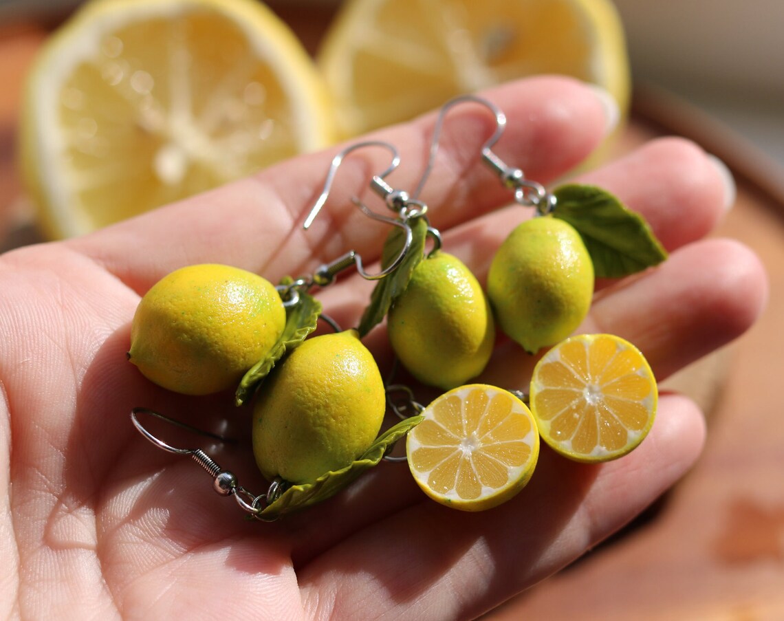 Hyper Realistic Fruit Earrings By Helen Creative (11)
