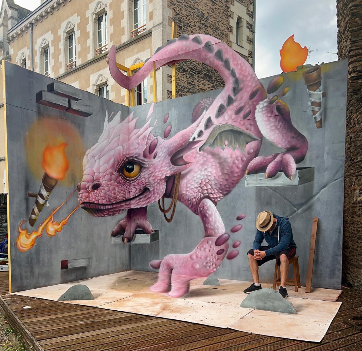Transformative Street Art Scaf s Incredible 3D Murals Bring Life To 