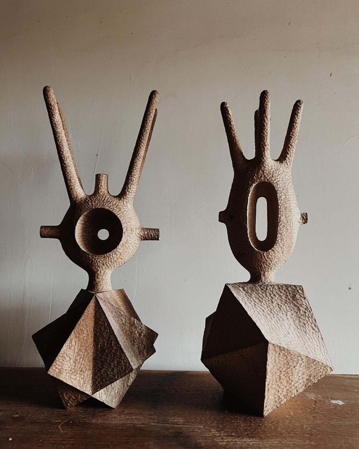 Intriguing Geometric Wood Sculptures By Aleph Geddis (16)