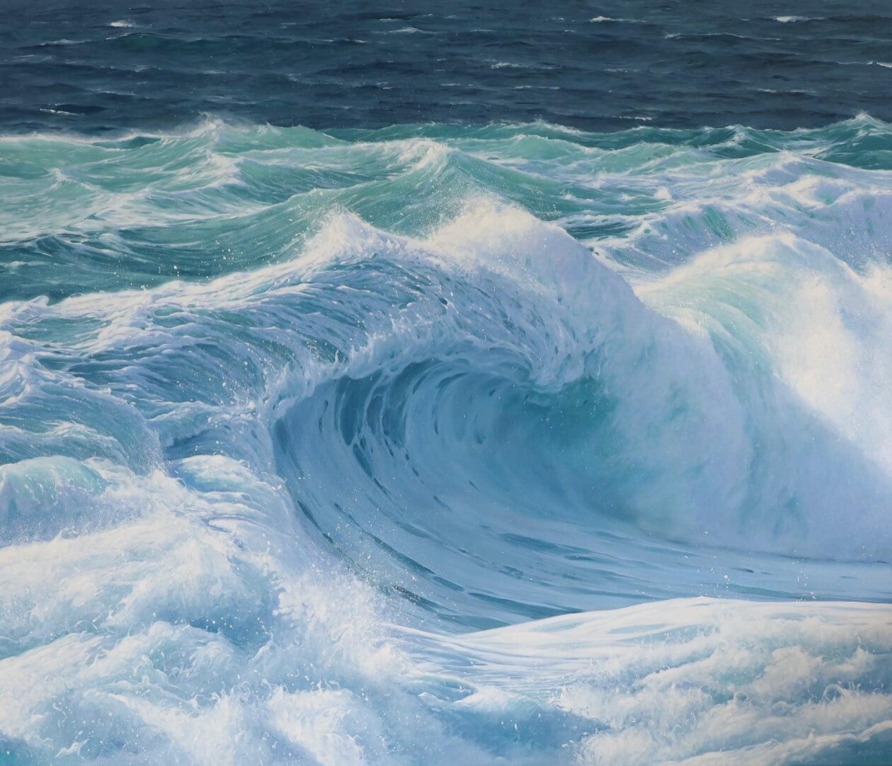 Ocean Paintings By Katharine Burns (2)