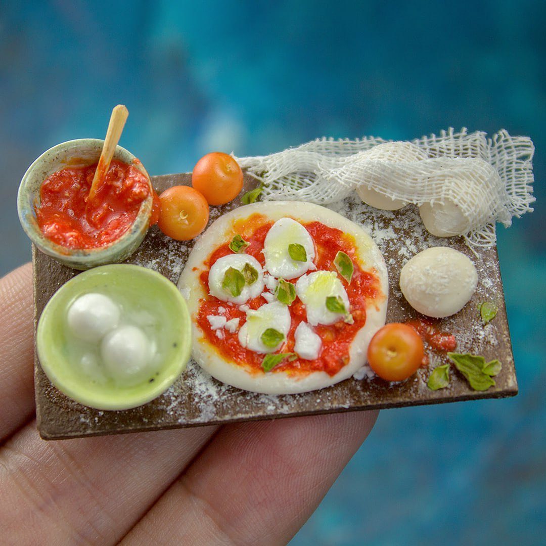 Polymer Clay Food And Plant Sculptures By Rina Vellichor (17)