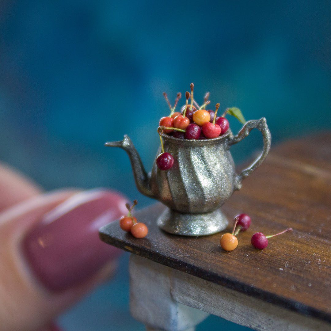Polymer Clay Food And Plant Sculptures By Rina Vellichor (25)