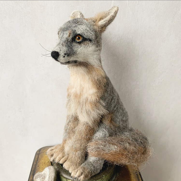 Realistic Animal Needle Felted Sculptures By Tracey Turner (11)
