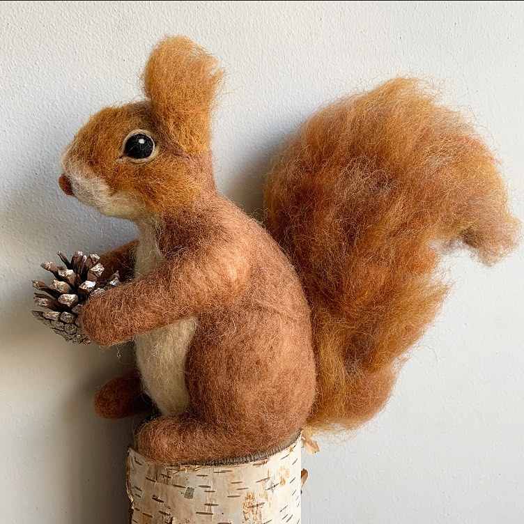 Realistic Animal Needle Felted Sculptures By Tracey Turner (17)