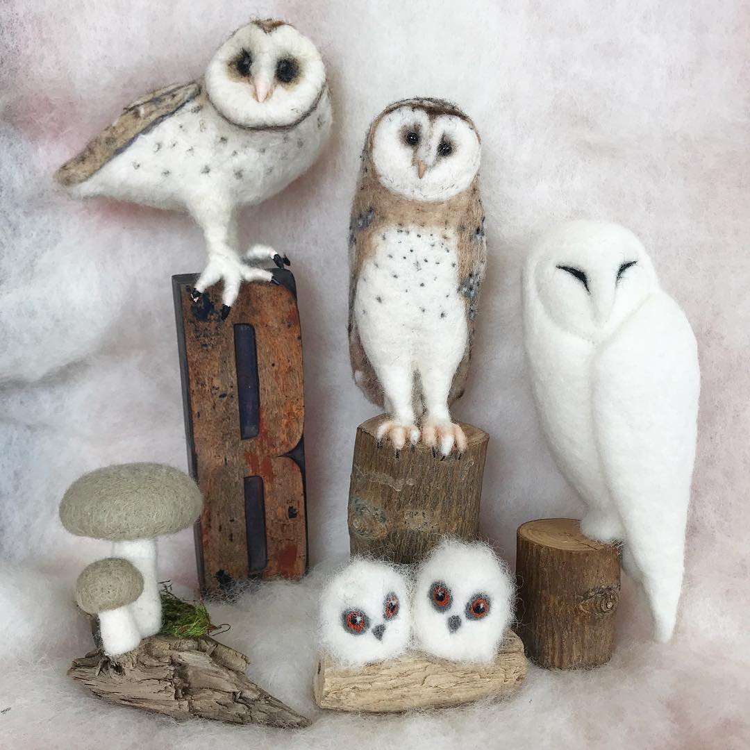 Realistic Animal Needle Felted Sculptures By Tracey Turner (2)