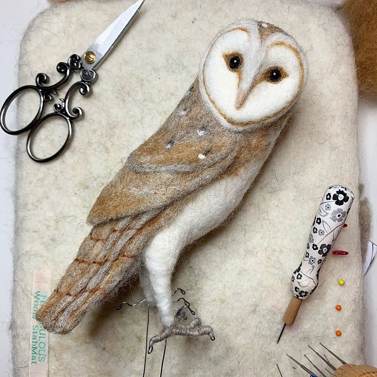 Realistic Animal Needle Felted Sculptures By Tracey Turner (21)