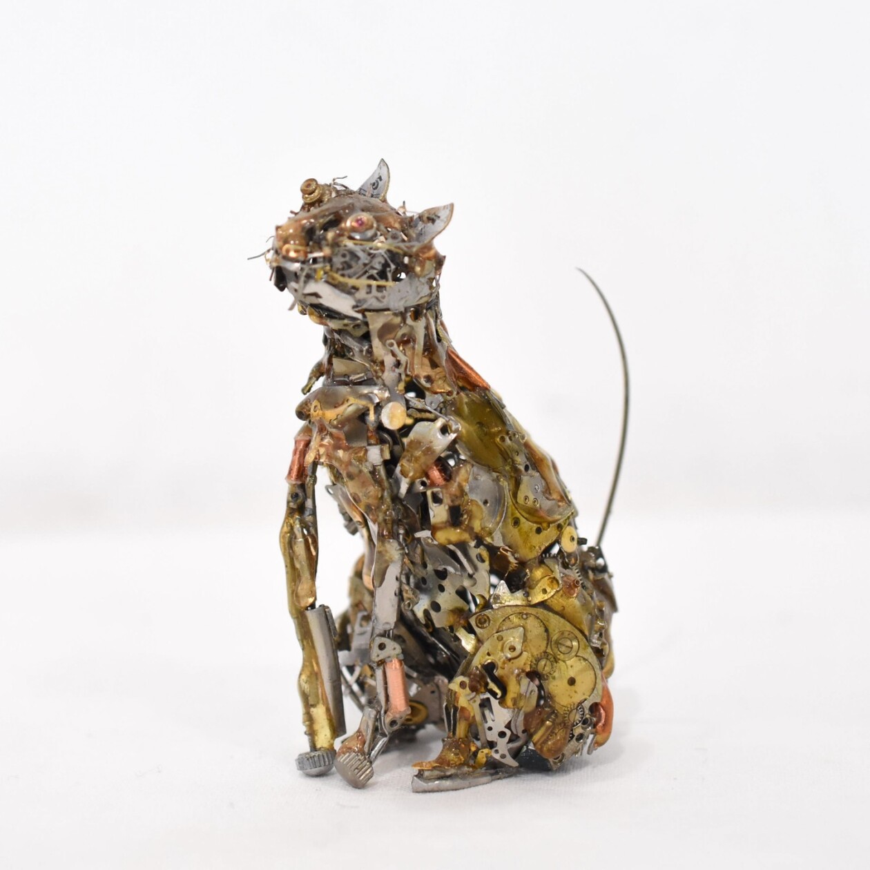 Spare Parts Of Clocks And Glasses Upcycled Into Incredible Animal Sculptures By Megane Tokei Ito (14)