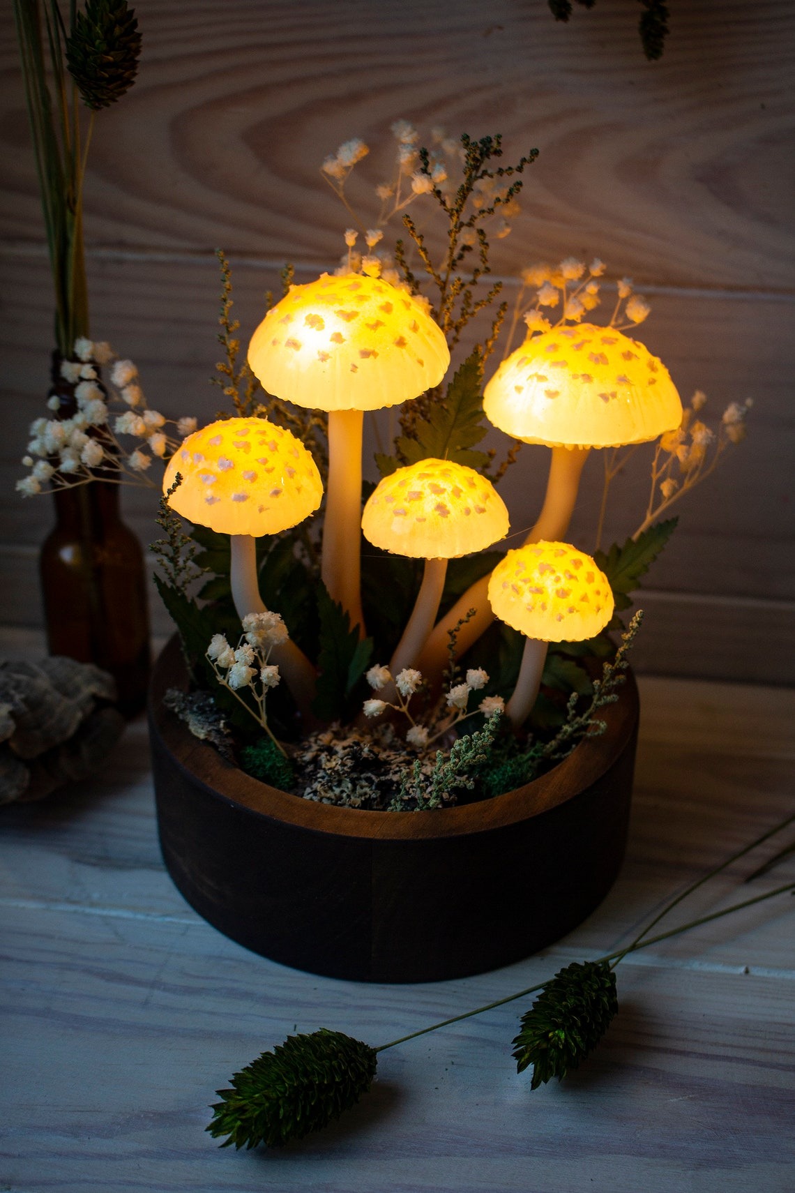 Wonderful Mushroom Lamps With Vivid Colors By Katya Sneg (12)