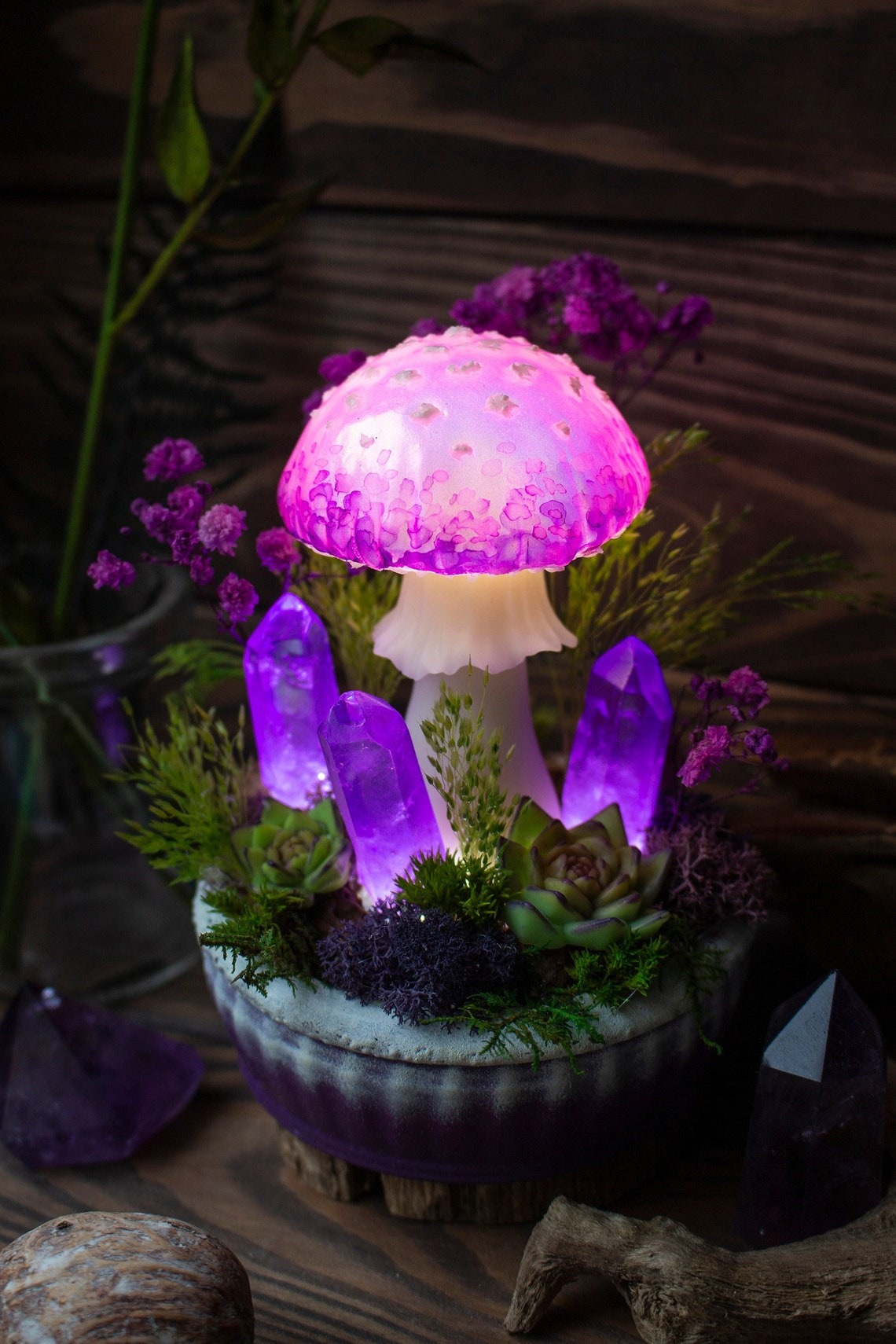 Wonderful Mushroom Lamps With Vivid Colors By Katya Sneg (16)