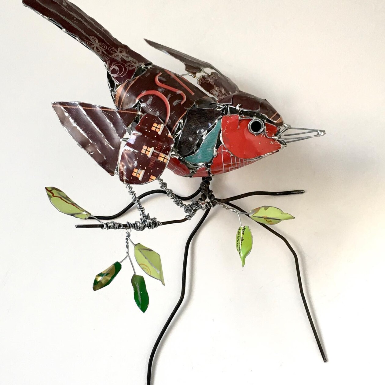 Bird Sculptures Made From Recycled Metal Scraps By Barbara Franc (1)