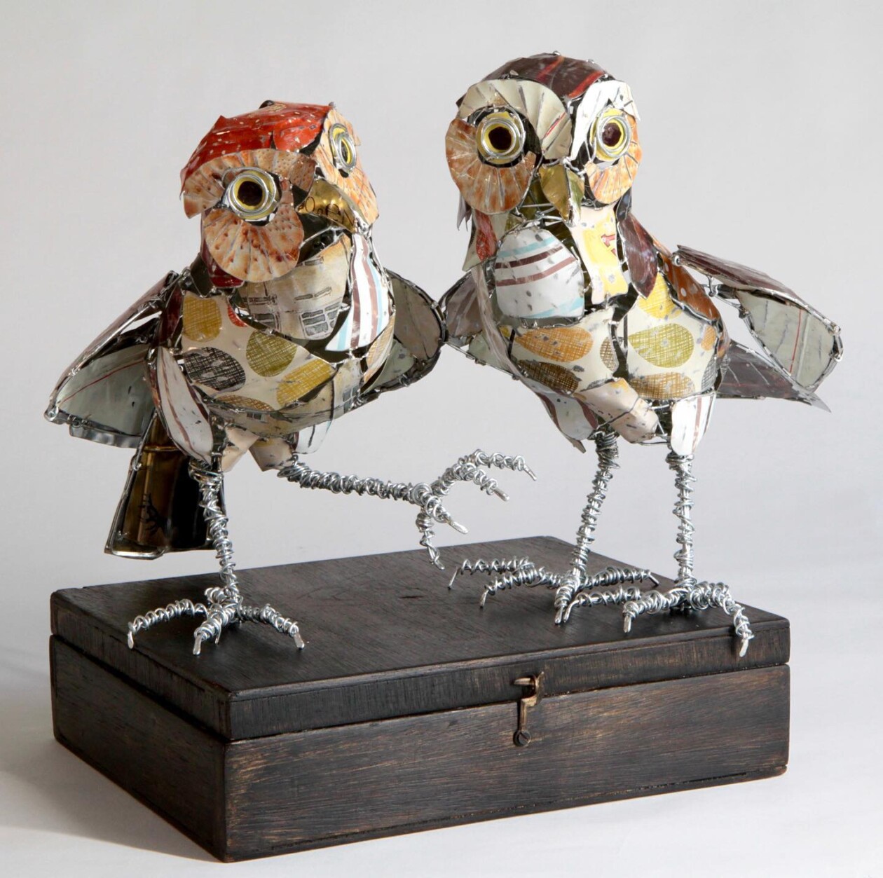 Bird Sculptures Made From Recycled Metal Scraps By Barbara Franc (2)