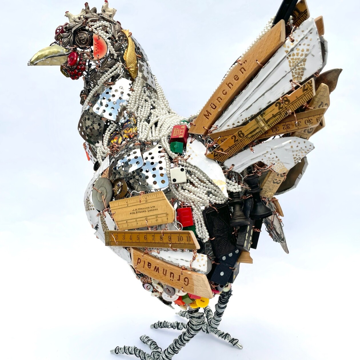 Bird Sculptures Made From Recycled Metal Scraps By Barbara Franc (5)