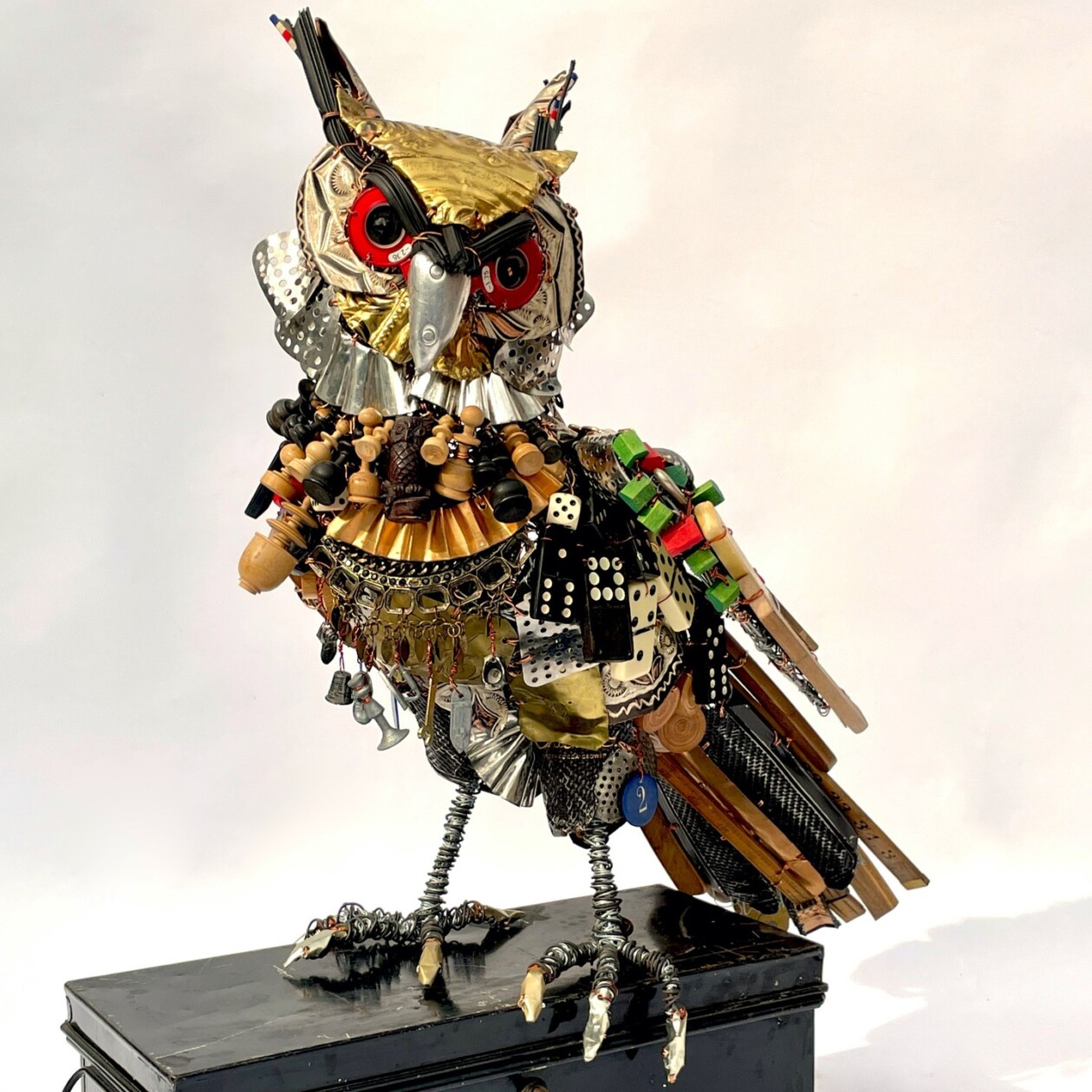 Bird Sculptures Made From Recycled Metal Scraps By Barbara Franc (7)
