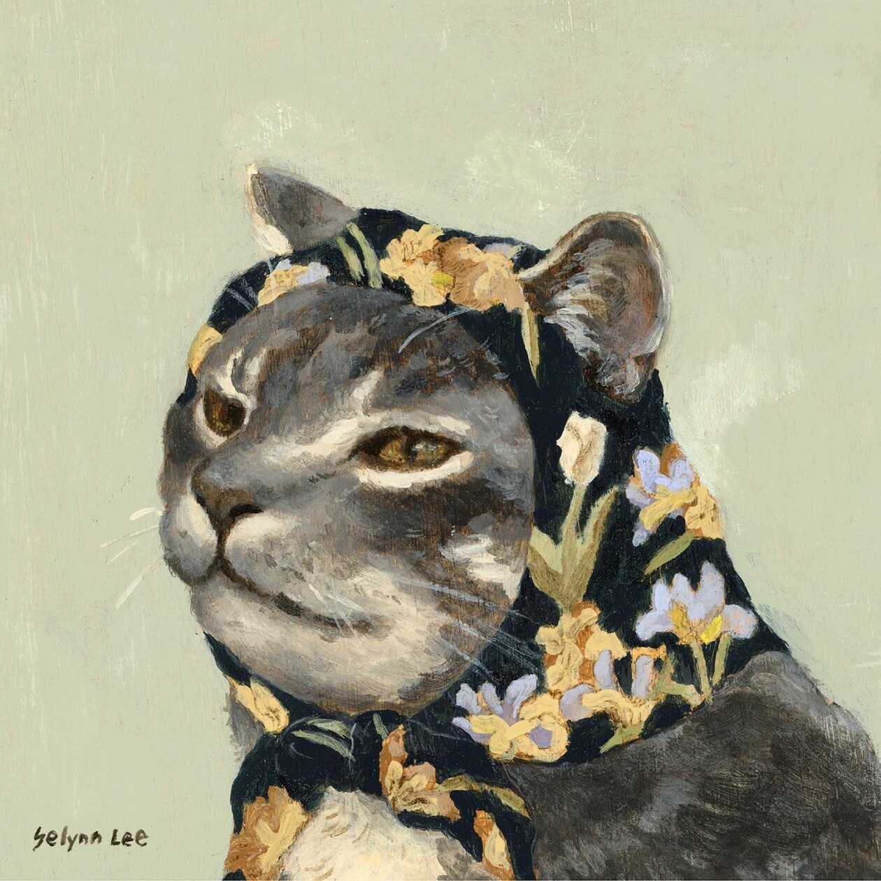 Cute Personified Cat Paintings By Korean Artist Selynn Lee (1)