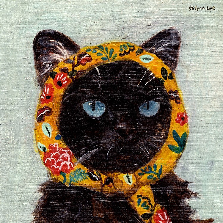 Cute Personified Cat Paintings By Korean Artist Selynn Lee (2)
