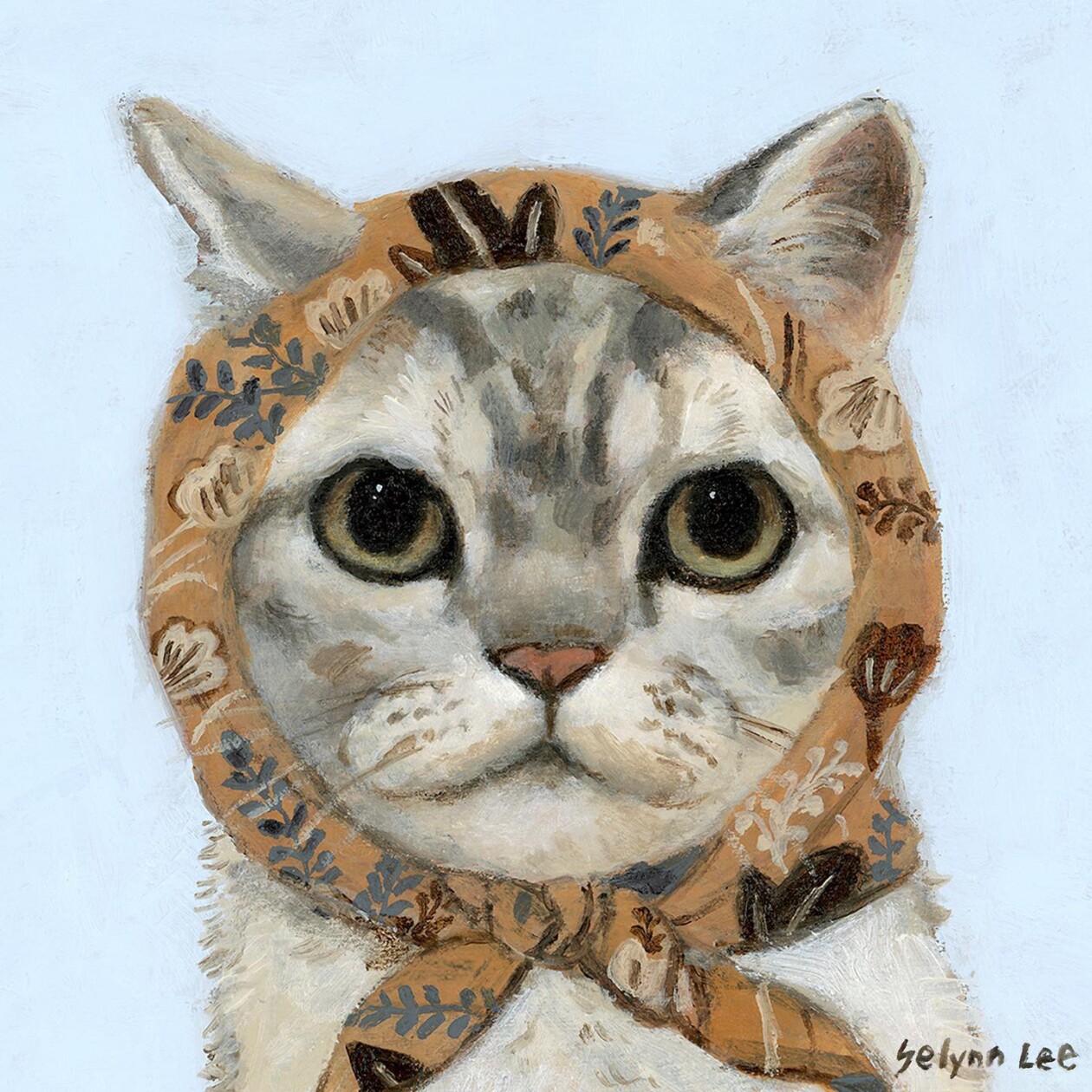 Cute Personified Cat Paintings By Korean Artist Selynn Lee (3)