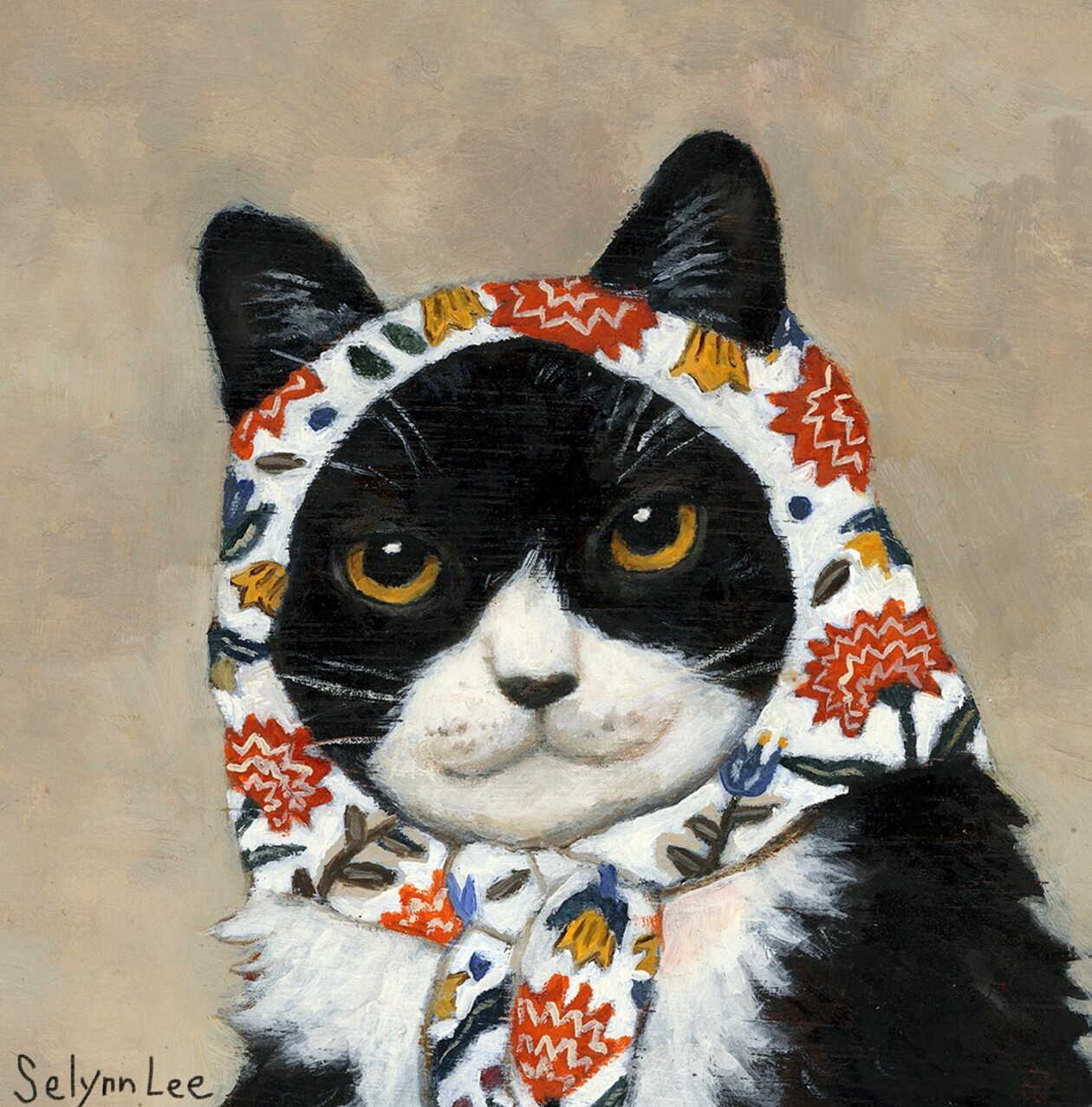 Cute Personified Cat Paintings By Korean Artist Selynn Lee (8)