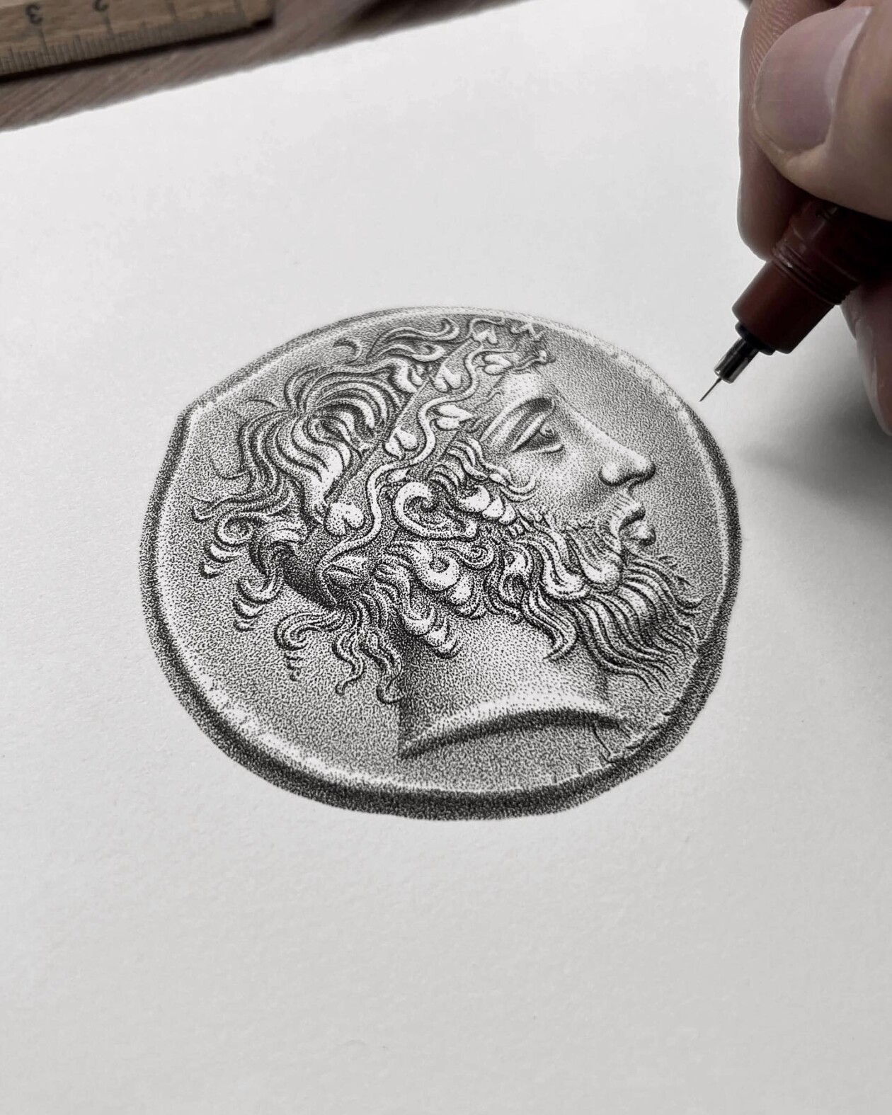 Detailed Stipple Illustrations Made Of Tens Of Millions Of Ink Dots By Xavier Casalta (14)