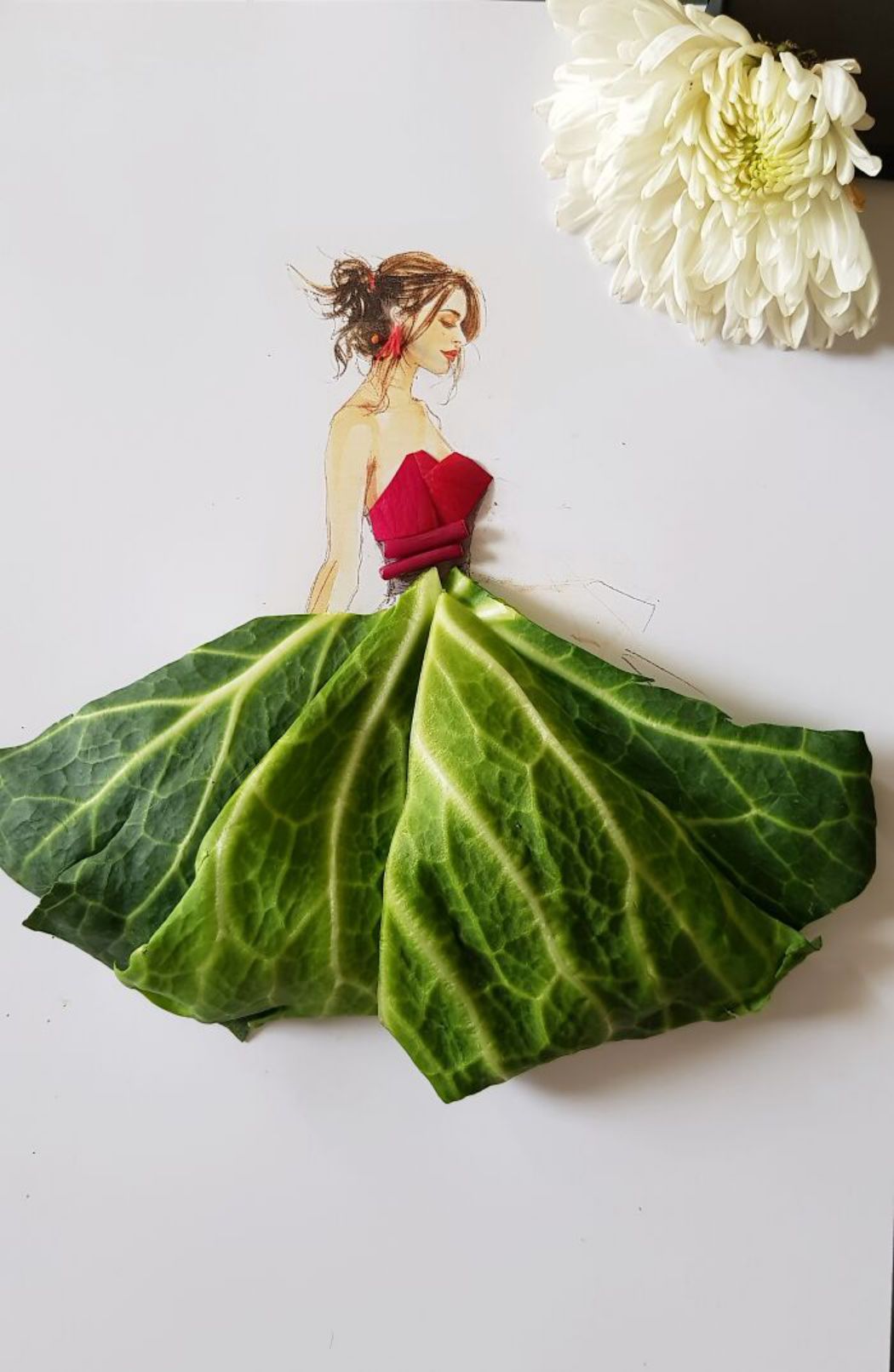 Digital Artist Monika Creates Unique Dresses Using Pulses, Fruit, And Vegetables (13)
