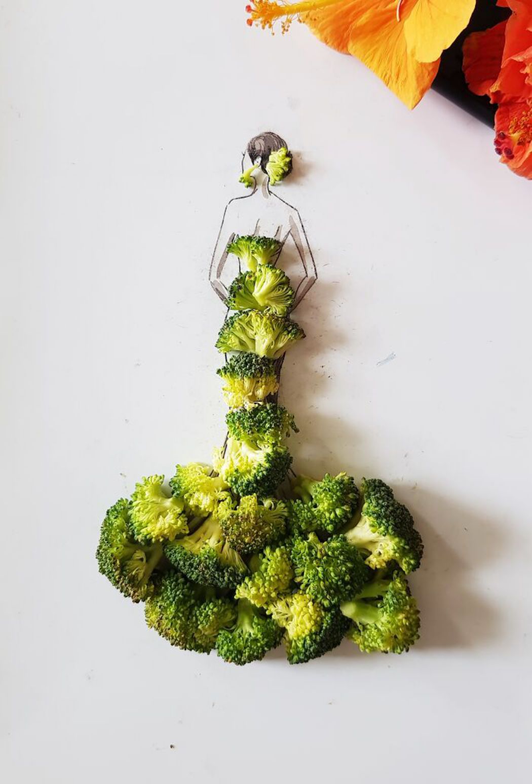 Digital Artist Monika Creates Unique Dresses Using Pulses, Fruit, And Vegetables (14)