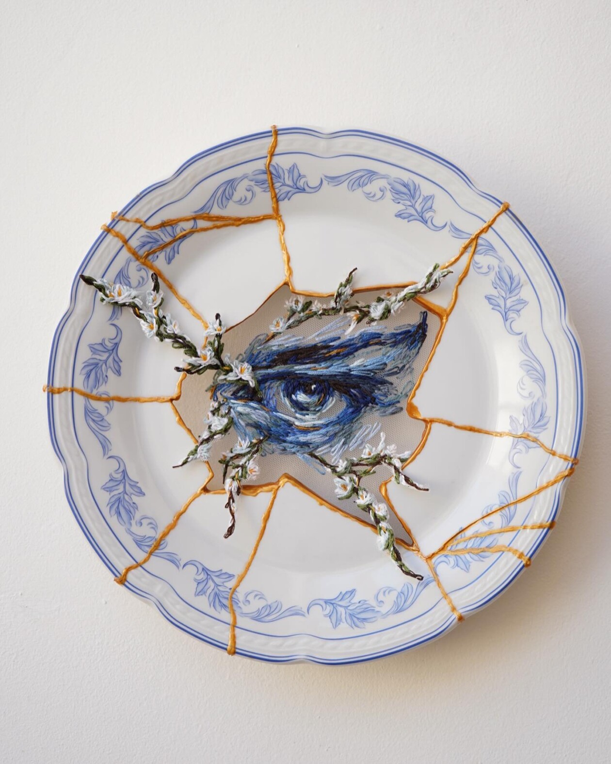 Embroidered Kintsugi, Delicate And Meaningful Mixed Media Artworks By Kathrin Marchenko (8)