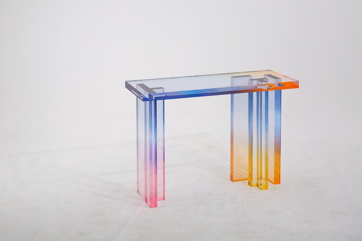 Gorgeous Sculptural Furniture Made Of Gradient Acrylic By South Korean Artist Saerom Yoon (4)
