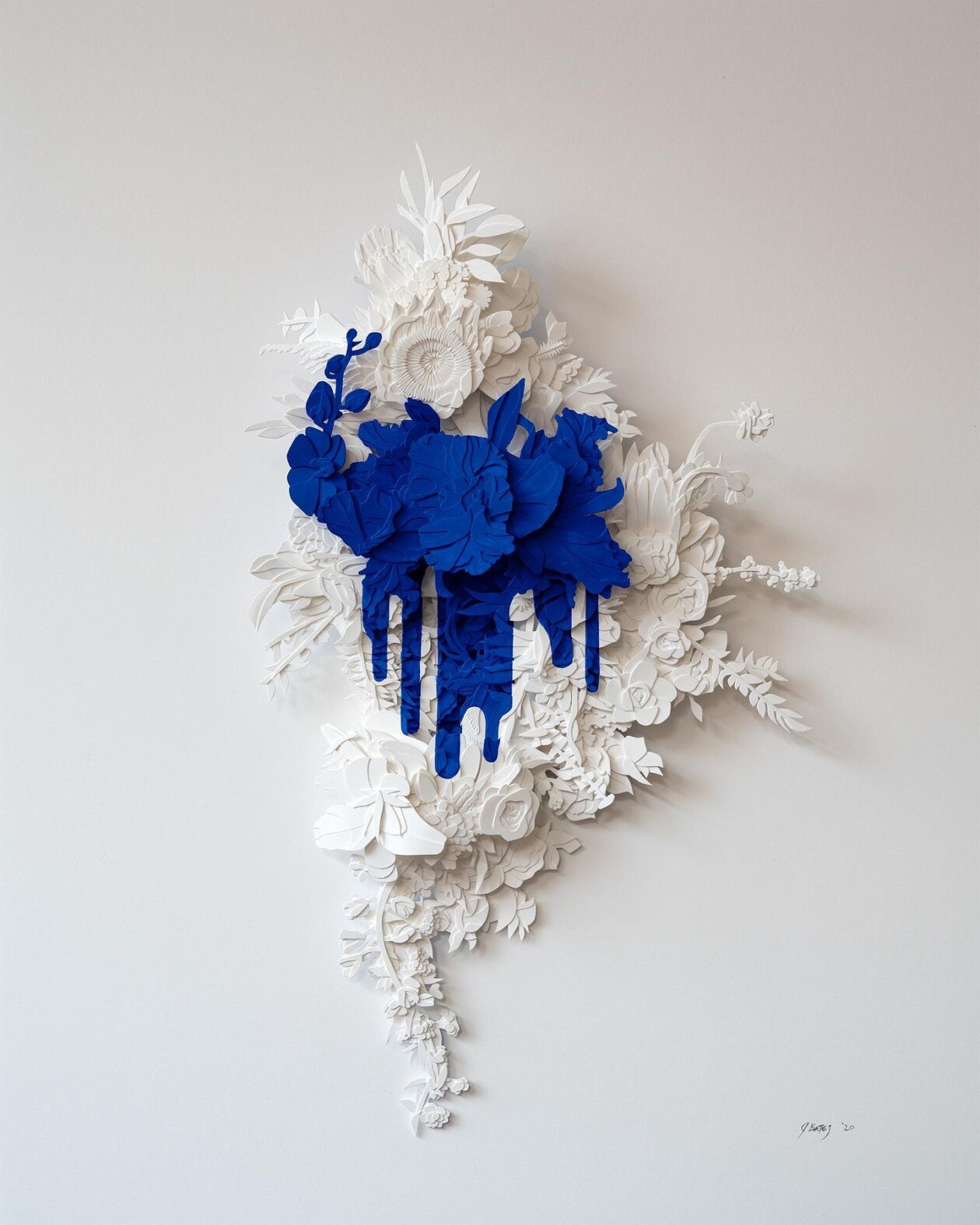 Gorgeously Intricate Floral Paper Cutting Sculptures By Joey Bates (1)