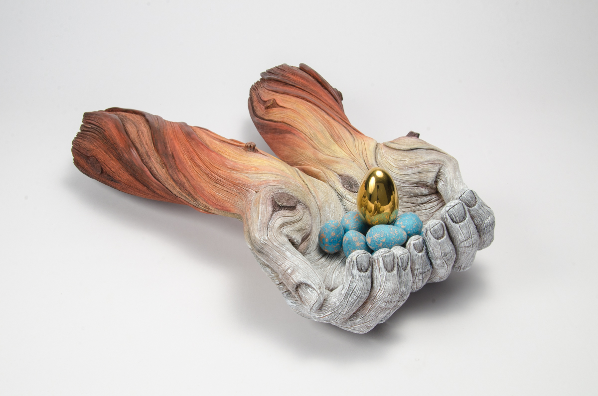 Humans And Nature, Poetic And Illusionistic Ceramic Sculptures By Christopher David White (7)