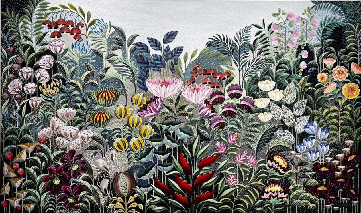 Intricate And Detailed Fantasy Garden Paintings By Nidhi Mariam Jacob (6)