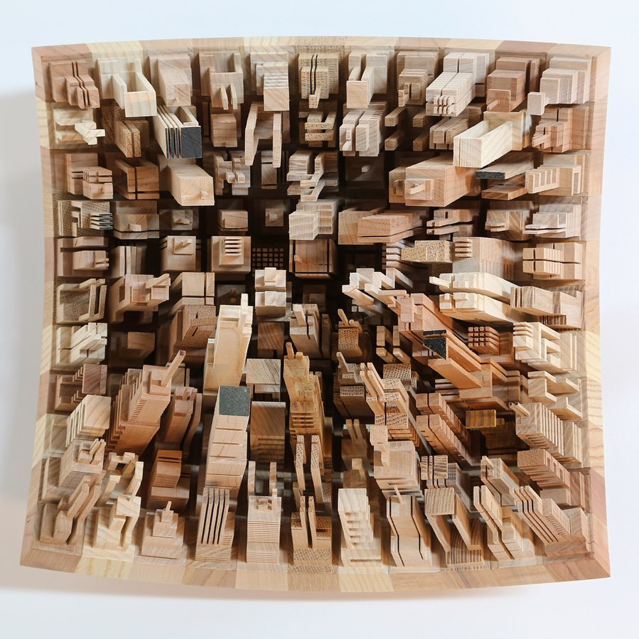 Intricate Cityscape Sculptures Made From Scrap Wood By James Mcnabb (11)
