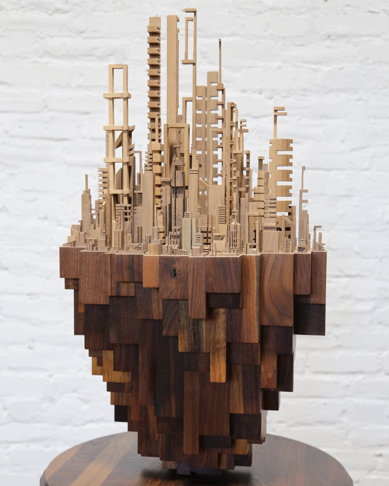 Intricate Cityscape Sculptures Made From Scrap Wood By James Mcnabb (3)