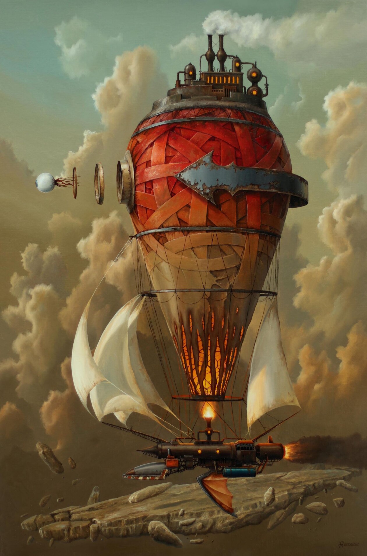 Jaroslaw Jasnikowski Fuses Surrealism And Steampunk Aesthetics To Create Dream Like Scenarios (1)