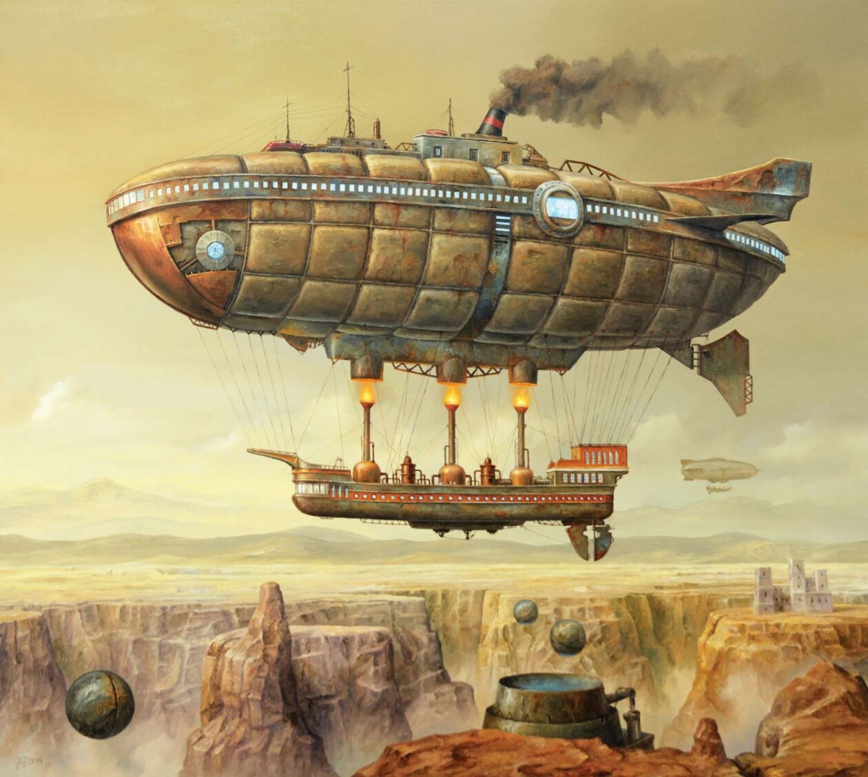 Jaroslaw Jasnikowski Fuses Surrealism And Steampunk Aesthetics To Create Dream Like Scenarios (13)