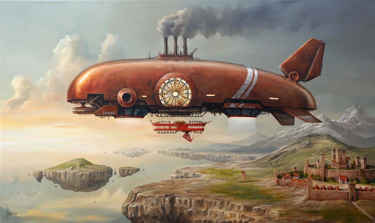 Jaroslaw Jasnikowski Fuses Surrealism And Steampunk Aesthetics To Create Dream Like Scenarios (3)