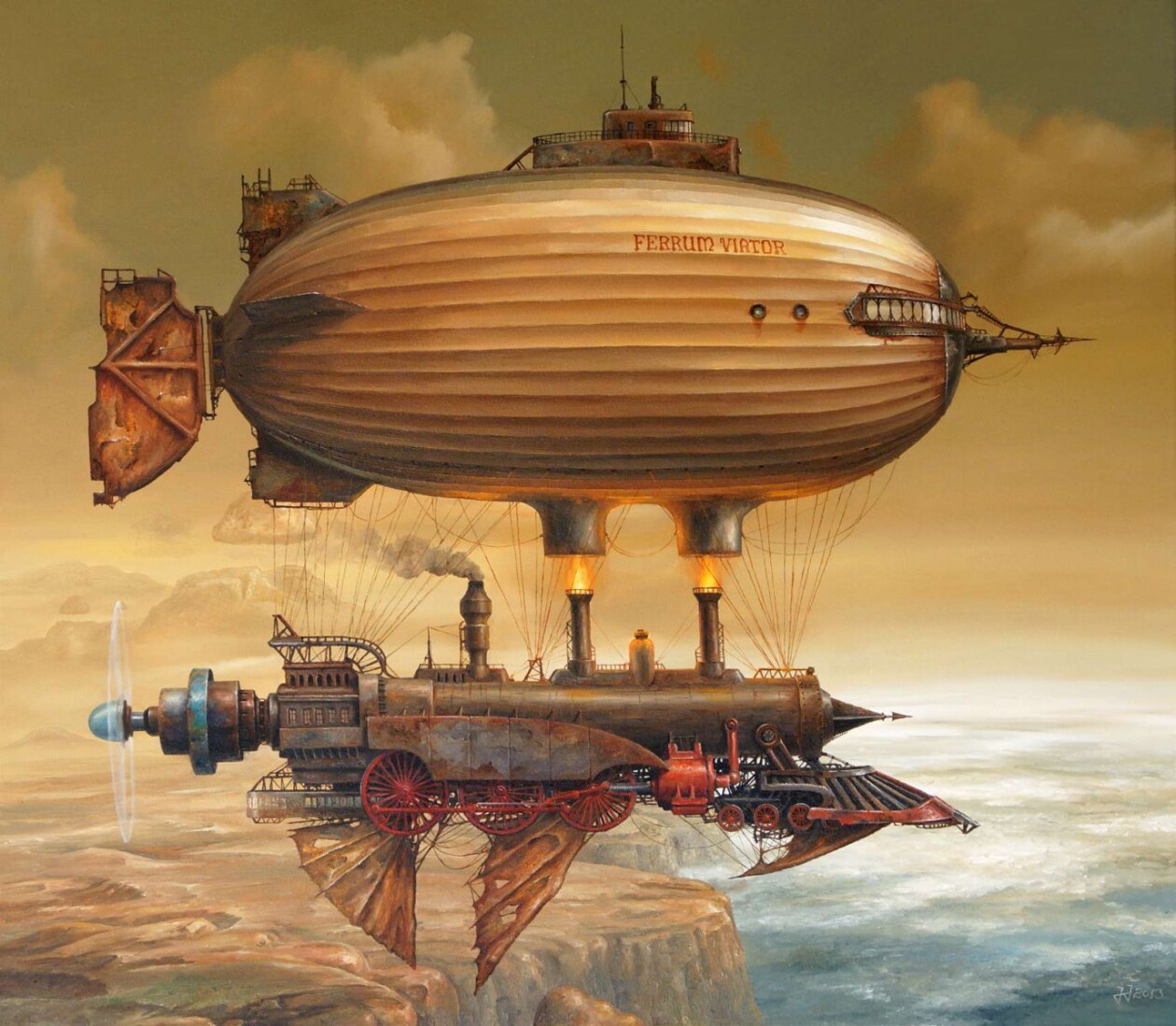 Jaroslaw Jasnikowski Fuses Surrealism And Steampunk Aesthetics To Create Dream Like Scenarios (4)