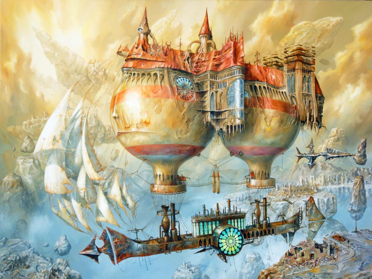 Jaroslaw Jasnikowski Fuses Surrealism And Steampunk Aesthetics To Create Dream Like Scenarios (7)