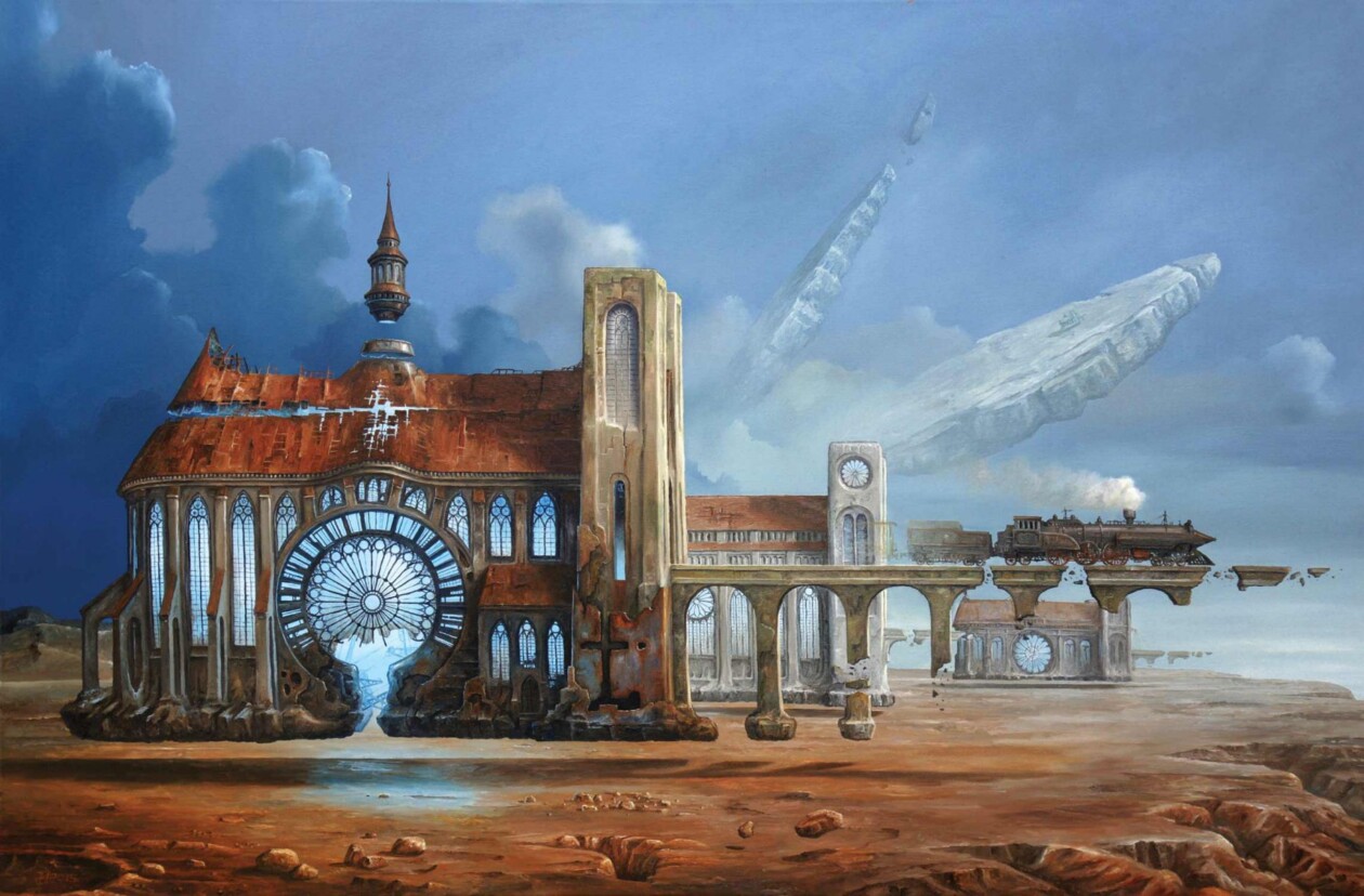 Jaroslaw Jasnikowski Fuses Surrealism And Steampunk Aesthetics To Create Dream Like Scenarios (9)