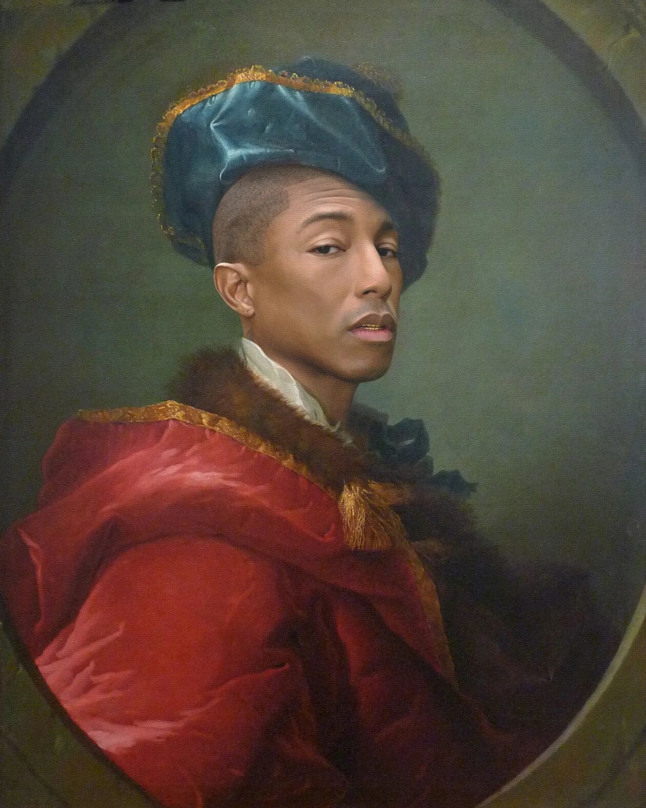 Kyès Recreates Portraits Of Celebrities As If They Were In Classical Paintings (13)