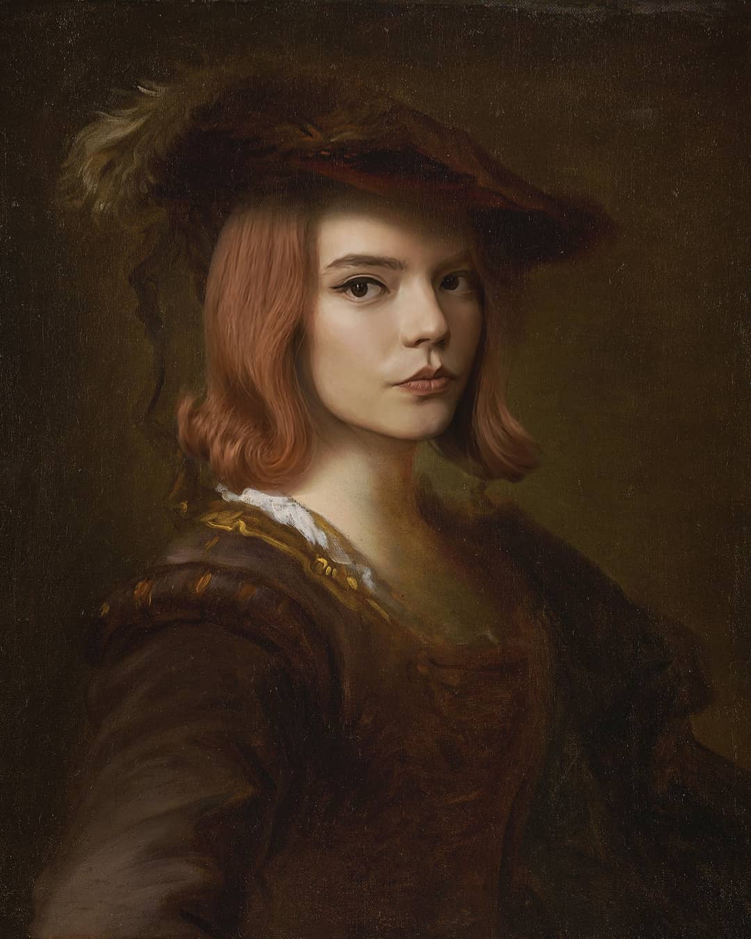 Kyès Recreates Portraits Of Celebrities As If They Were In Classical Paintings (2)