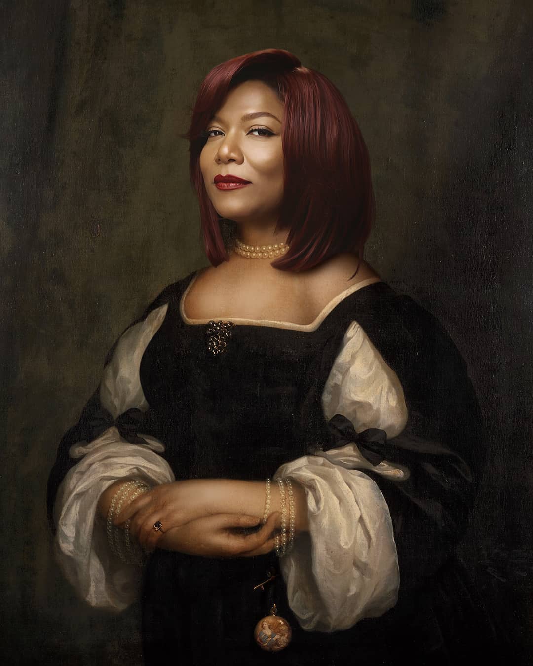 Kyès Recreates Portraits Of Celebrities As If They Were In Classical Paintings (3)