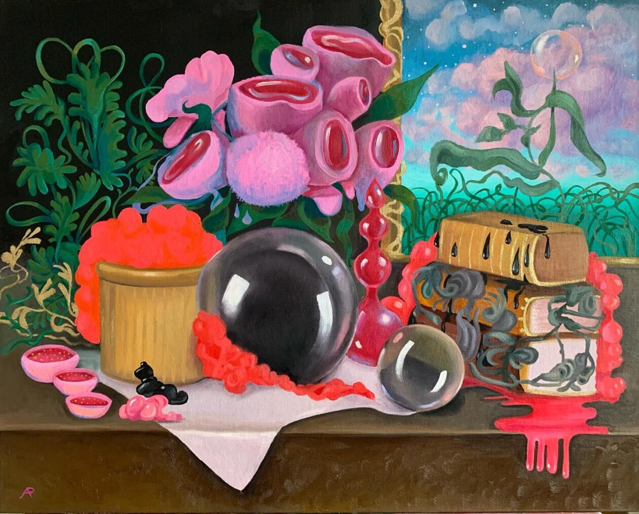 Lush Surreal Still Life Paintings By American Artist Arabella Proffer (10)