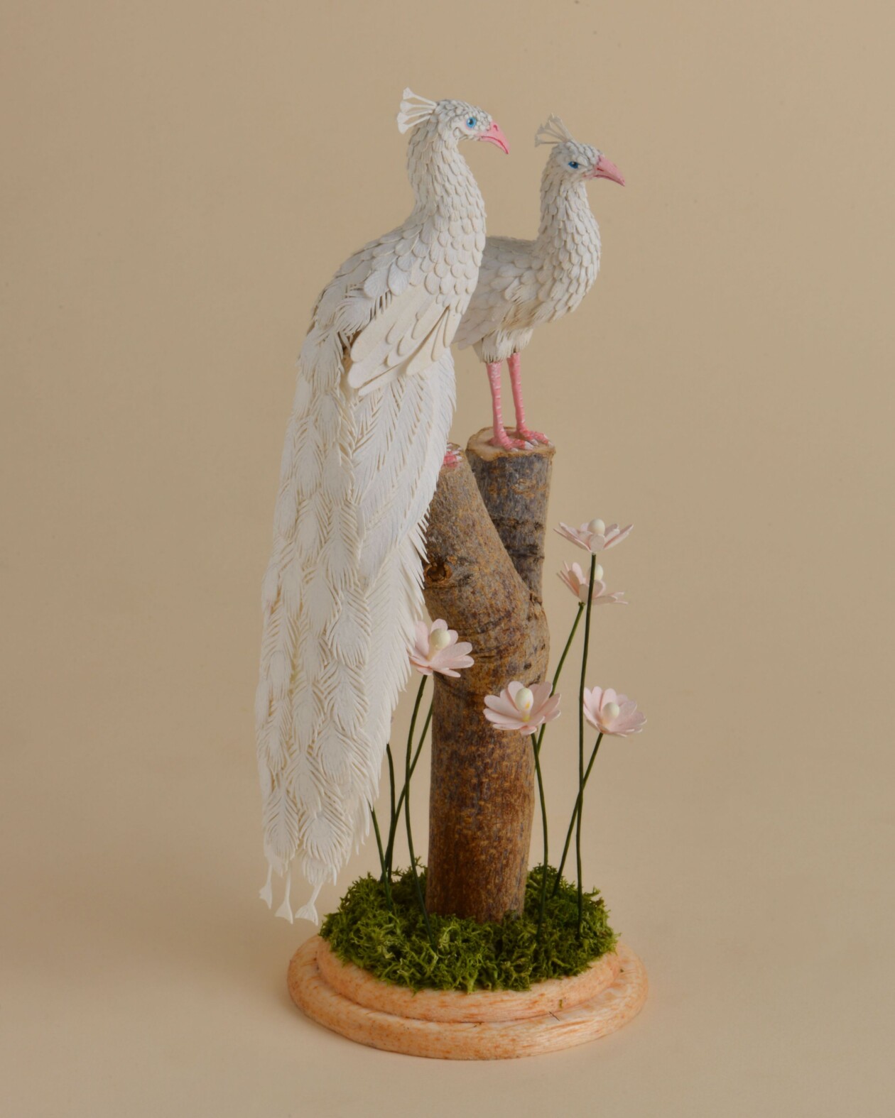 Miniature Bird Paper Sculptures With Whimsical Details By Nayan And Venus (1)