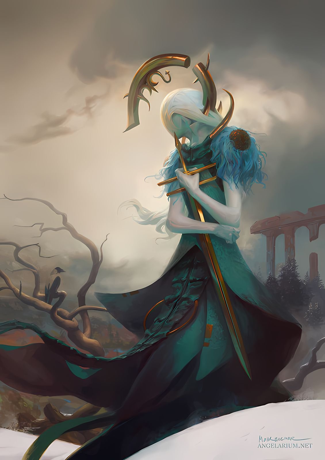 Peter Mohrbacher Blends Surrealism With Fantasy To Create Powerful Magical Beings (13)
