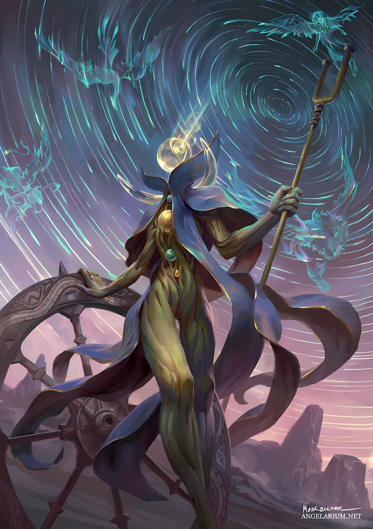 Peter Mohrbacher Blends Surrealism With Fantasy To Create Powerful Magical Beings (16)