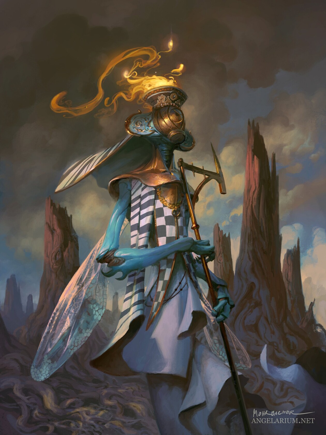 Peter Mohrbacher Blends Surrealism With Fantasy To Create Powerful Magical Beings (2)