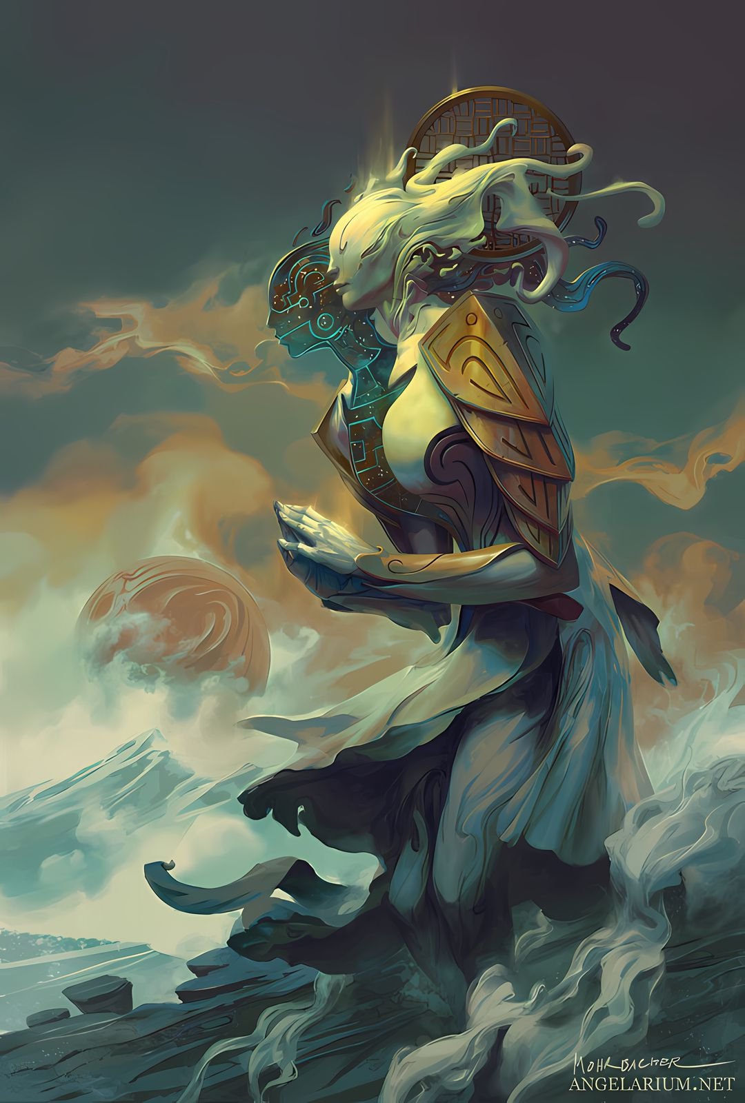 Peter Mohrbacher Blends Surrealism With Fantasy To Create Powerful Magical Beings (4)