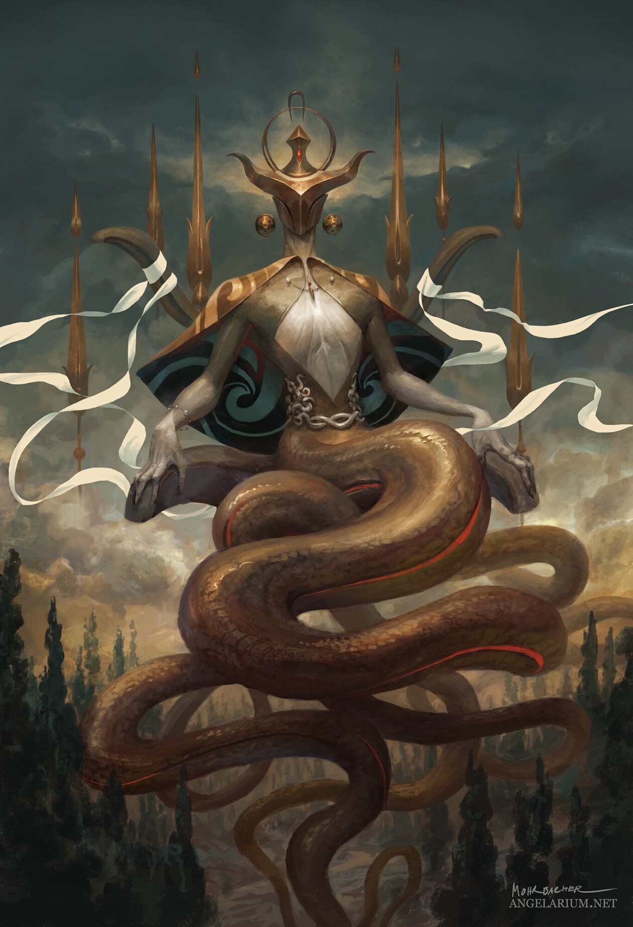 Peter Mohrbacher Blends Surrealism With Fantasy To Create Powerful Magical Beings (7)