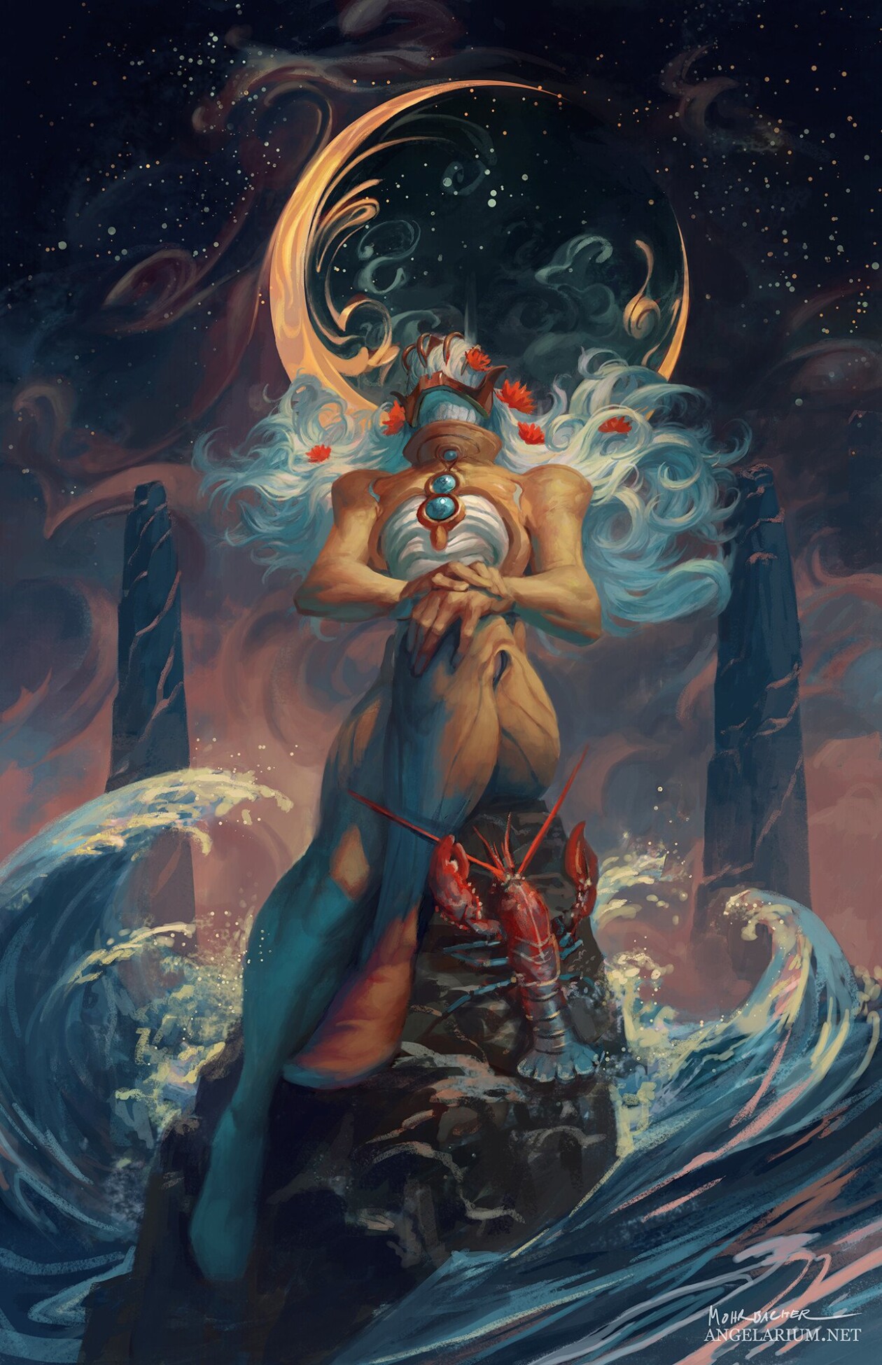 Peter Mohrbacher Blends Surrealism With Fantasy To Create Powerful Magical Beings (9)